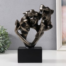I don’t see a polystone souvenir, I don’t hear, I won’t say - the trio “Bronze 26x18x7.5 cm