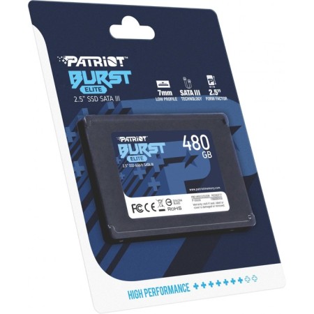 SSD Patriot Sata III 480GB PBE480GS25SSDR BURST ELITE 2.5 "-6