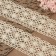 Knitted lace, 70 mm × 15 ± 1 m, beige color