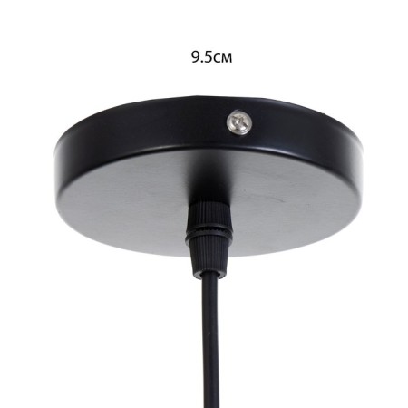 Lamp Bayerlux "Wanda" E27 40W Black 12x12x20-120cm-5