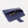 Puff outing case, length 16 cm, blue color