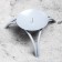 Summary Metal for 1 candle "Olympus", 4x11 cm, gray