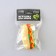 A toy for cats with mint "hot dog" from textiles, 9x5.3 cm