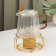 Glass Tea Set "Bliss", 2 items: glass kettle 600 ml, 11 × 12.5 cm, stand 12 × 6.5 cm
