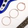 Strings for the acoustic guitar "smoke", 6 pcs