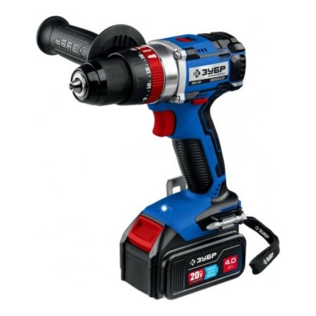 Drill-shuruvret bison DBS-201-42, shock, 2x4 Ah, BZP, 1-13 mm, Li-Lon, 60 nm-1