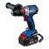 Drill-shuruvret bison DBS-201-42, shock, 2x4 Ah, BZP, 1-13 mm, Li-Lon, 60 nm