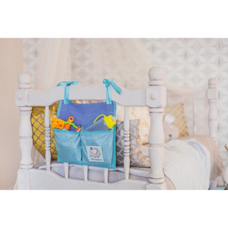 Organizer for storing things for the crib "Favorite Son", 2 departments-3