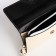 Bag-clate on magnet, long belt, white color