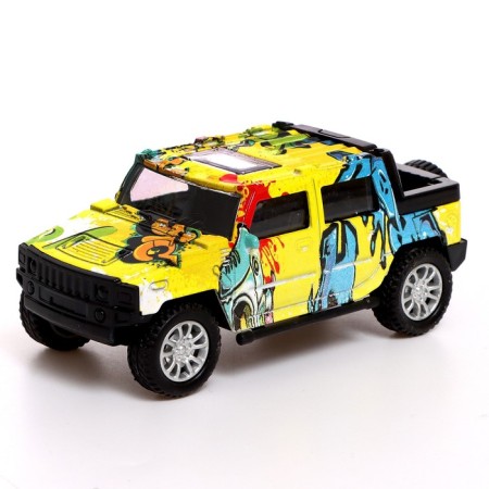 Metal jeep "Graffiti", inertia mix-12