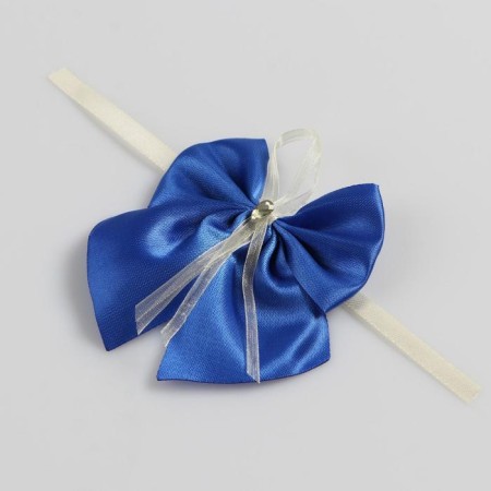 Baltic Babochka wedding for decor, satin, 2 pcs, blue-1