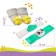 Gift set "rattles on pens and legs: panda", 4 pcs, crumb me