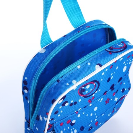 Baby backpack on lightning, blue color-7