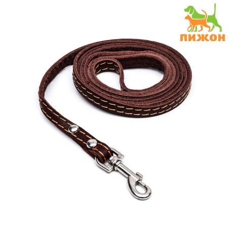 Leather leather single -layer, driven, 1.37 m x 1 cm, brown