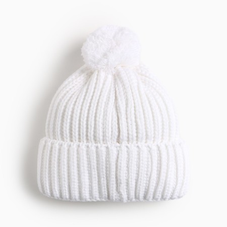 Female Winter hat, white color, size 56-60-2