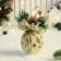 Ball plastic decor "Shine of Christmas" Snowflakes, 8x12 cm, mix