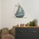 Wall metal decor "Sails" 36x3.8x40 cm