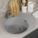 Kitchen carrier from the stone Uperwood Econ UPD-107, 003, oval, color 003 Gray matte
