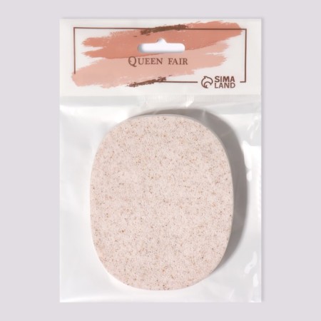 Washing sponge "Waste", 11 × 8.7 × 2 cm, beige color-6