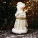Snow Maiden "In a fur coat with an ornament" moves, with backlight, 40x20 cm, gold