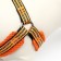 Super-furry harness with reflective firmware, size m, girth 32-63 cm, orange