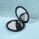Folding mirror "Classic", d = 7 cm, black color