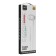 Headphones CB-52, wired, vacuum, microphone, 1 m, jack 3.5 mm, white