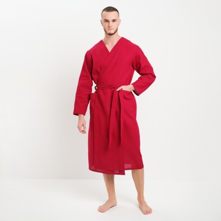Male wafel wand, cherry color, size 54, 160g/m