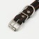Collar of a leather reflective butterfly on a synthetic winterizer butterfly, 45 x 2 cm, Osh 25-35 cm, black