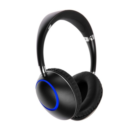 AKZ K53 headphones, wireless, full -size, microphone, RGB backlight, black-1