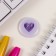 Icons sunset set 3 pcs d = 25 mm "heart prints" 7x7 cm