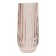 Decorative vase made of embossed glass, 105 × 105 × 235 mm, flood color