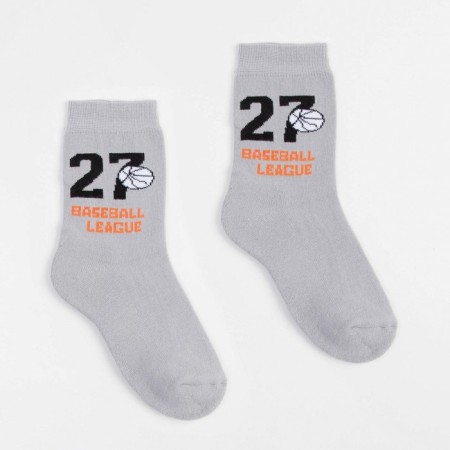 Noski children's terry, the color is light gray, size 20-22-4