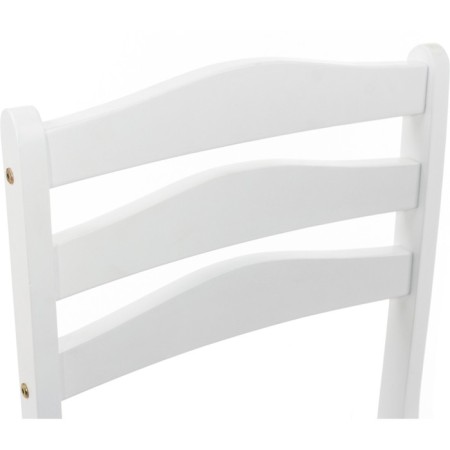 Wooden Camel Stew Massive/Fabric, White/Gray 40.5x43x84 cm-4