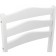 Wooden Camel Stew Massive/Fabric, White/Gray 40.5x43x84 cm