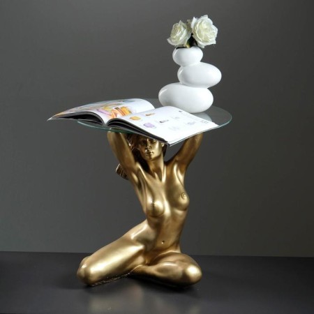 Stand - Awakening table "Bronze Polystone, 50 × 39.5 × 52 cm-1