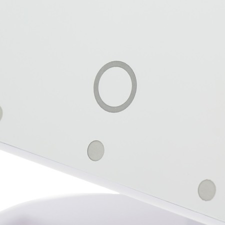Luazon KZ-06 mirror, backlight, 26.5 x 16 x 12 cm, 22 diodes, sensory button, white-6