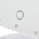 Luazon KZ-06 mirror, backlight, 26.5 x 16 x 12 cm, 22 diodes, sensory button, white