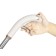 Pioneer MS012 mop for washing the floor, with a spray, 400 ml, 124 cm, white-brown color