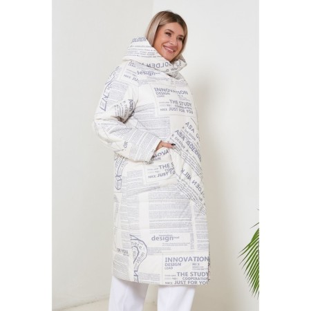 Women's jacket, size 64, milk color