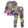 Thermal complex for girls: trousers, sweatshirt, height 98 cm