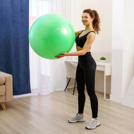 Fitball ONLYTOP, D = 75 cm, 1000 g, anti -wings, green color-8