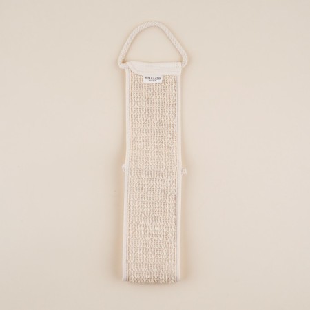 Washcloth - tape massage SL Home "Ortika", nettles, 60 × 10 cm, beige color-4