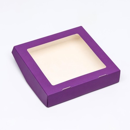 Removal container, lilac, 20 x 20 x 4 cm-1