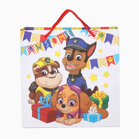 Package gift craft "Happy Birthday" 22x22x11 cm, puppy patrol-2