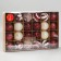 Set of balls plastic D-6 cm, 24 pcs "Melody" Assorted Lux, Belo-Bordy