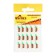Mormyshka Wolfram Marlin’s Brush, 3 mm, 1.5 g, copper + cube green UV, 15 pcs.