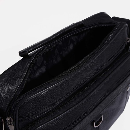 Male bag, black color-5