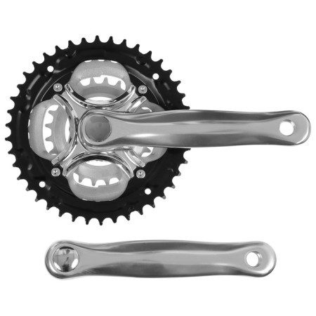 System 42/34/24t, 170 mm, square, aluminum