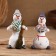Suvenir "Snowman", Kargopol toy, mix